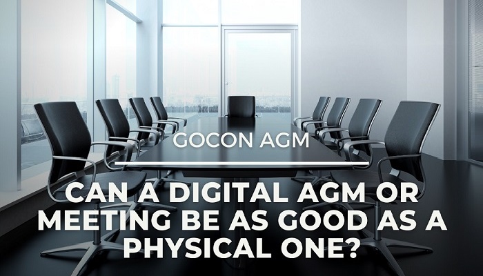 Can a digital AGM or meeting be as good as a physical one?