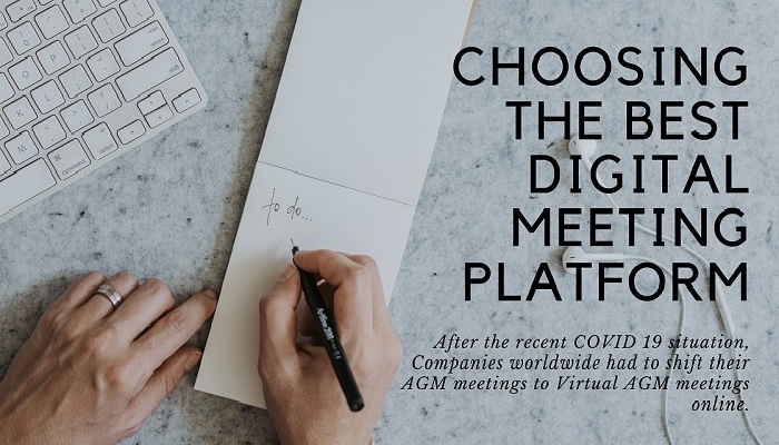 Choosing the Best digital meeting platform for Your Organization